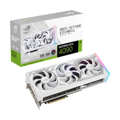 Asus ROG Strix RTX 4090 OC Edition White 24GB Gaming Graphics Card